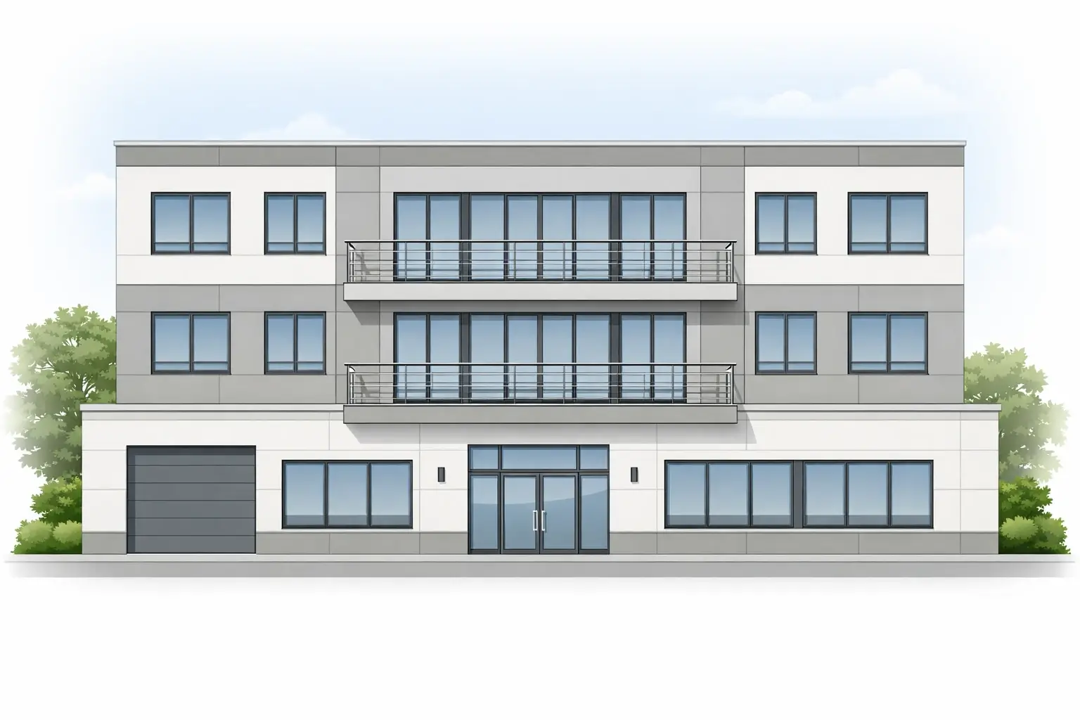 À propos 1 illustration batiment